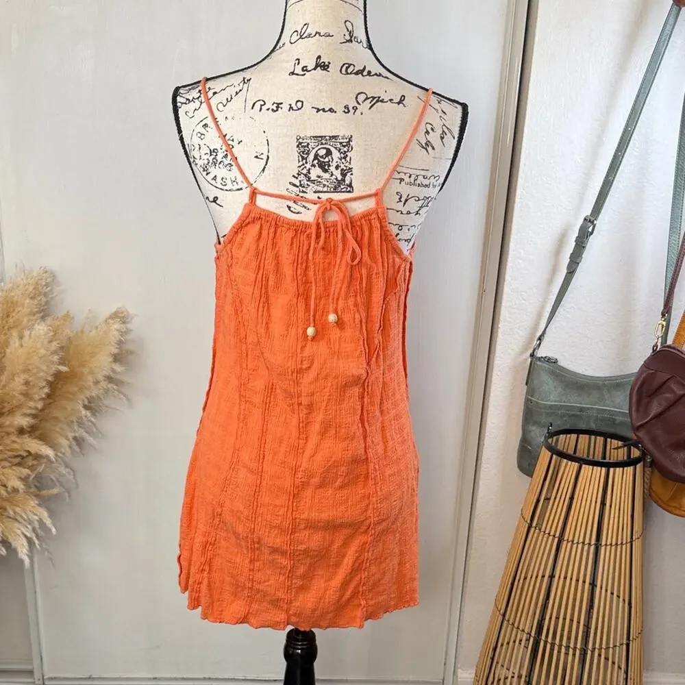 Free People Endless Summer Throwing Shade Mini Dress size Large